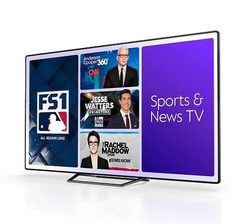 Streaming entertainment box and connected television